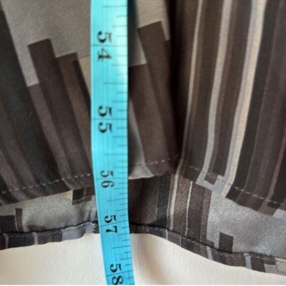 Corey Lynn Calter Anthropologie Geometric Silk Kimono Maxi Dress - Picture 7 of 8